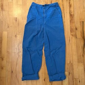 Bellerose Worker Blue Baggy Trousers, good condition — size 0
